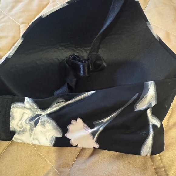 Auden The Bliss Bra Size 40C Black Floral Lightly Lined Style # 023126930 - Picture 8 of 16